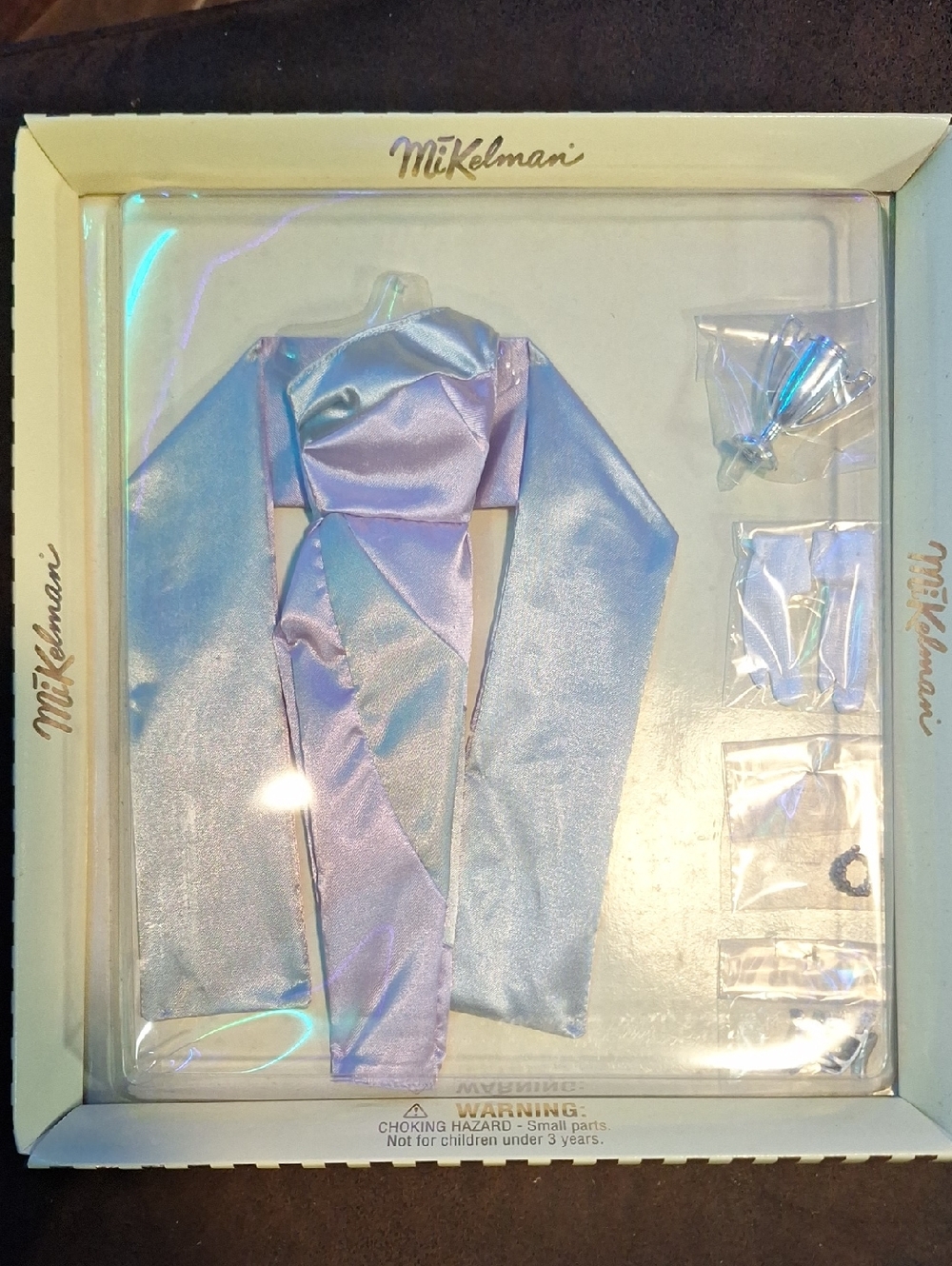 MiKelman Paul David Iridescent Lilac Doll Outfit Set - New In Box Fits Barbie